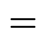 Equal SVG Icon